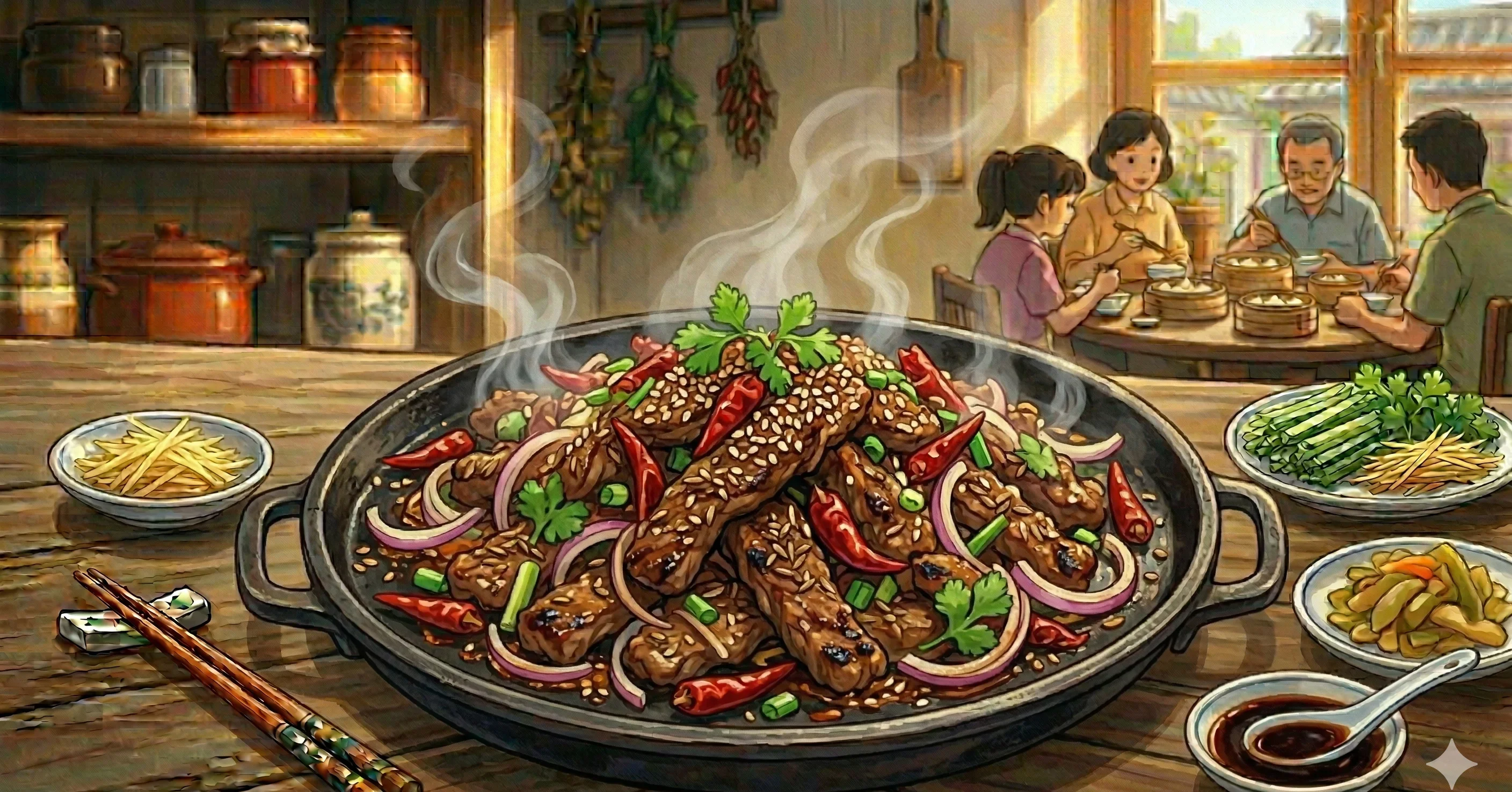 Zi Ran Yang Rou (Cumin Lamb) — Xinjiang-Style Stir-Fried Lamb with Cumin