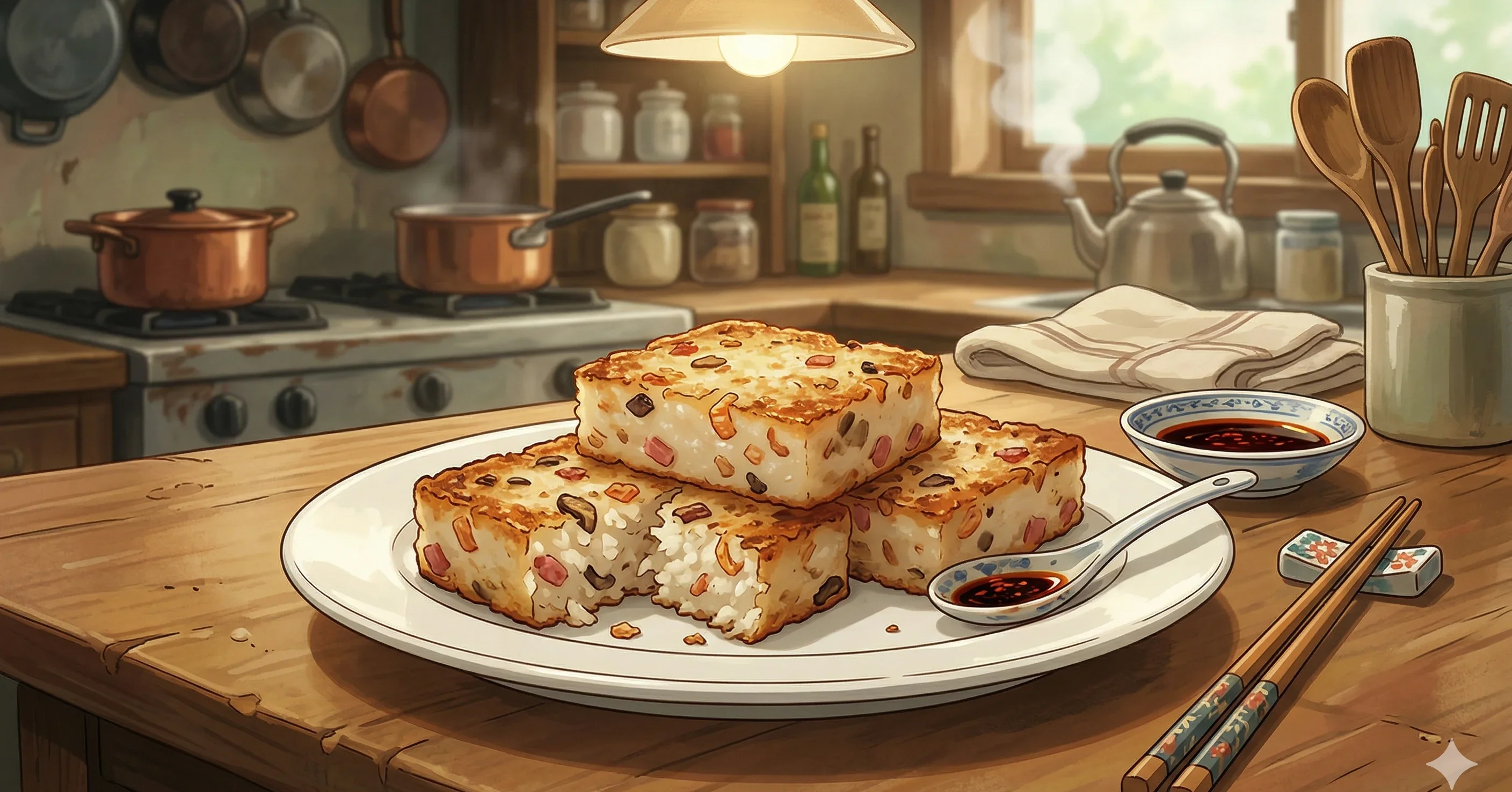 Lo Bak Go (Turnip Cake)