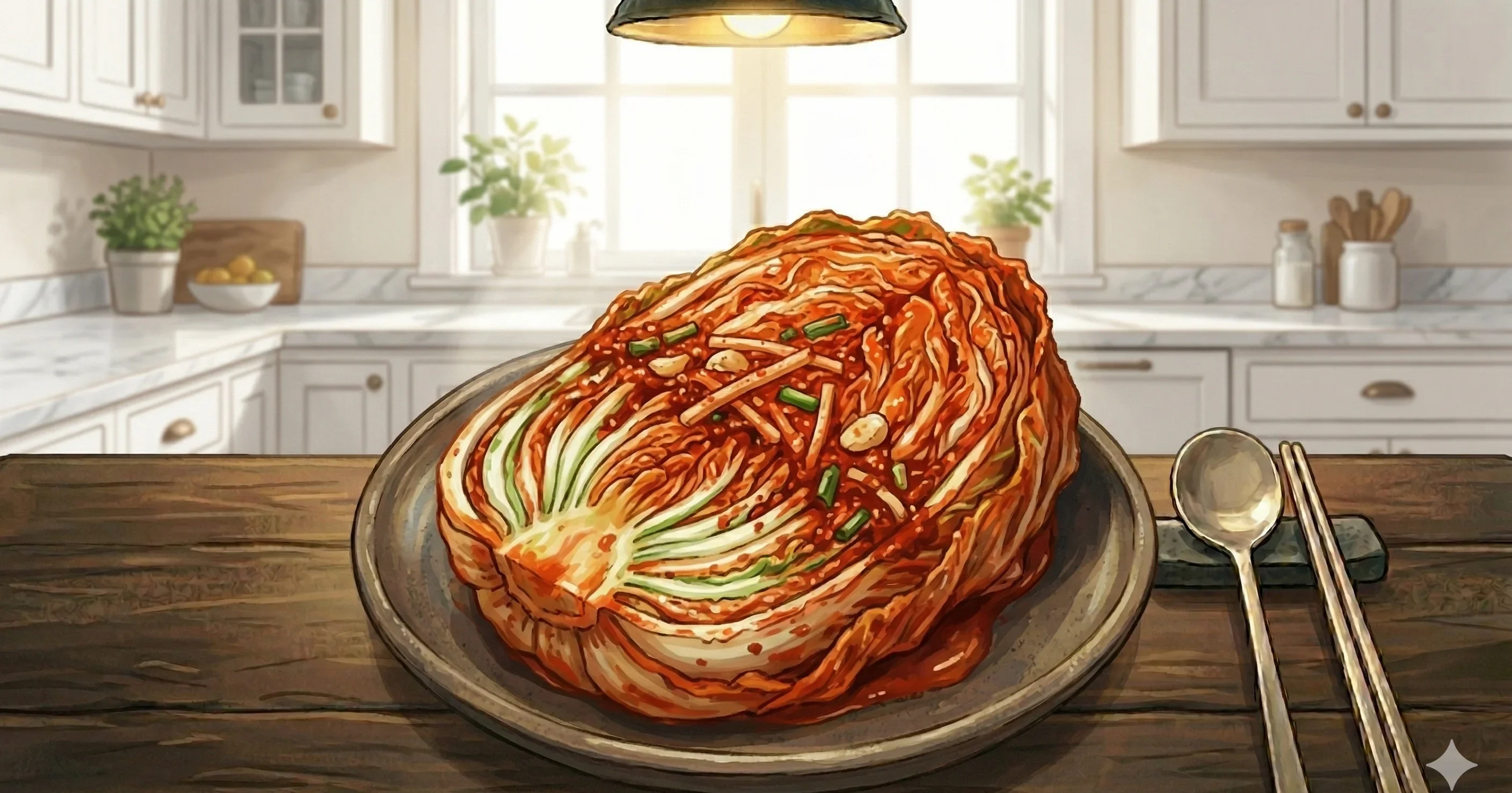 Napa Cabbage Kimchi (통배추김치)
